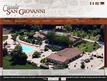 Tablet Screenshot of casalesangiovanni.it